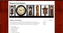 Desktop Screenshot of delawareclockrepairs.com